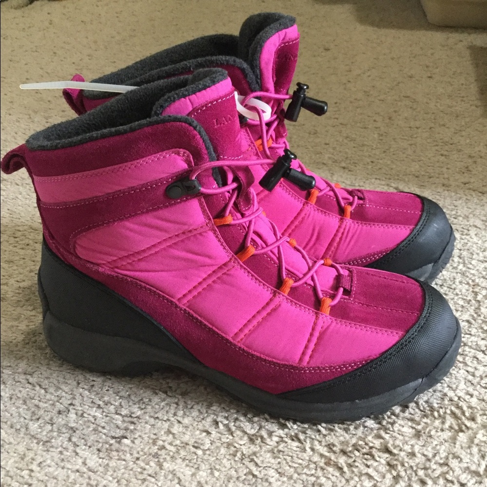 Lands End pink hiking boot size 9 nwot